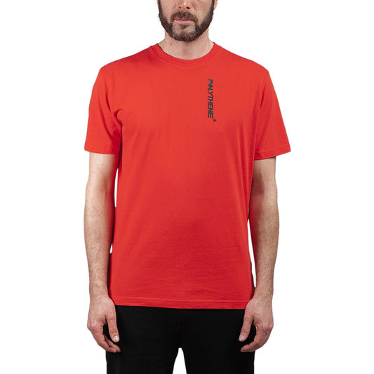 Polythene* Optics Metal Rod Short Sleeve T-Shirt (Rot)  - Allike Store