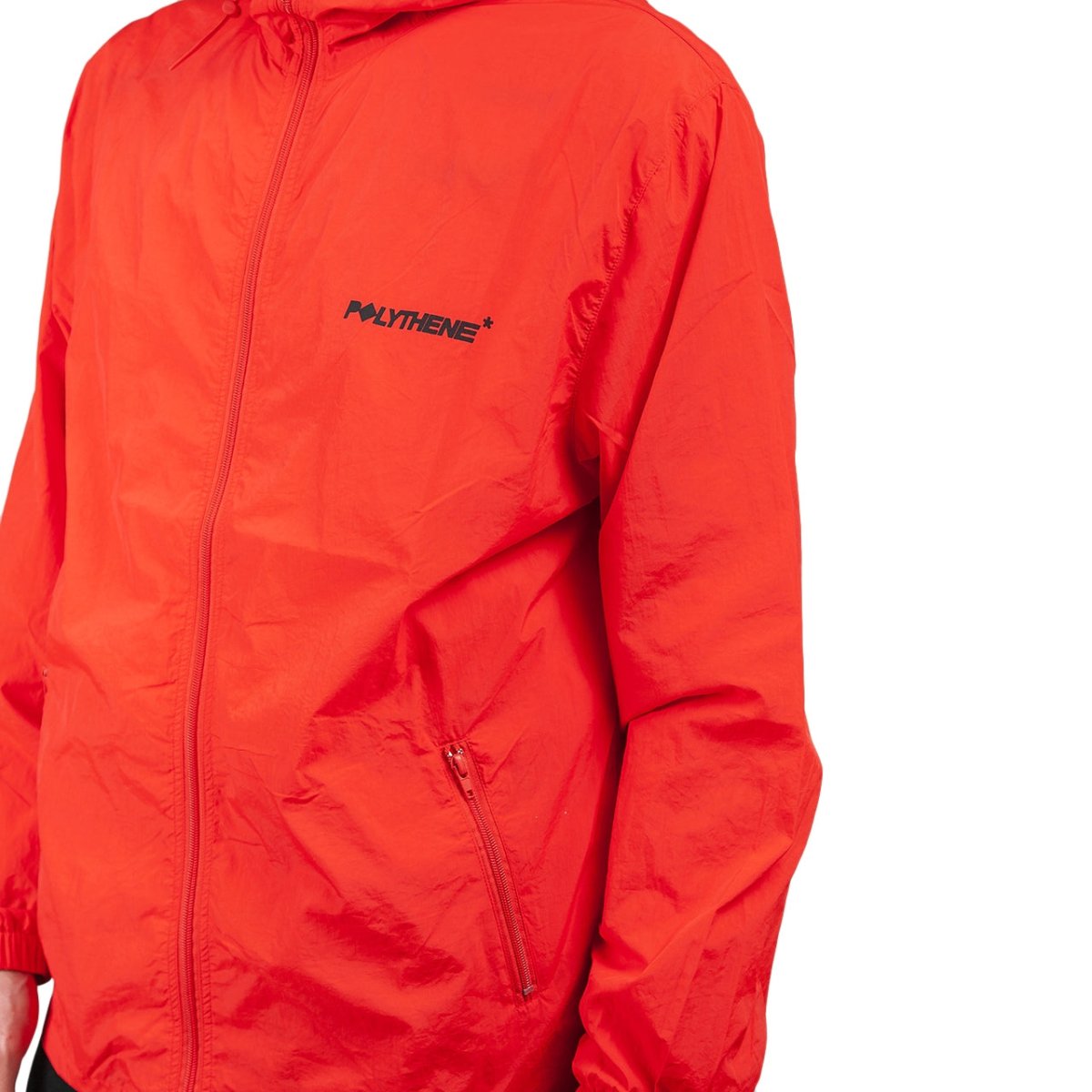 Polythene* Optics Nylon Zipped Windbreaker (Rot)  - Allike Store