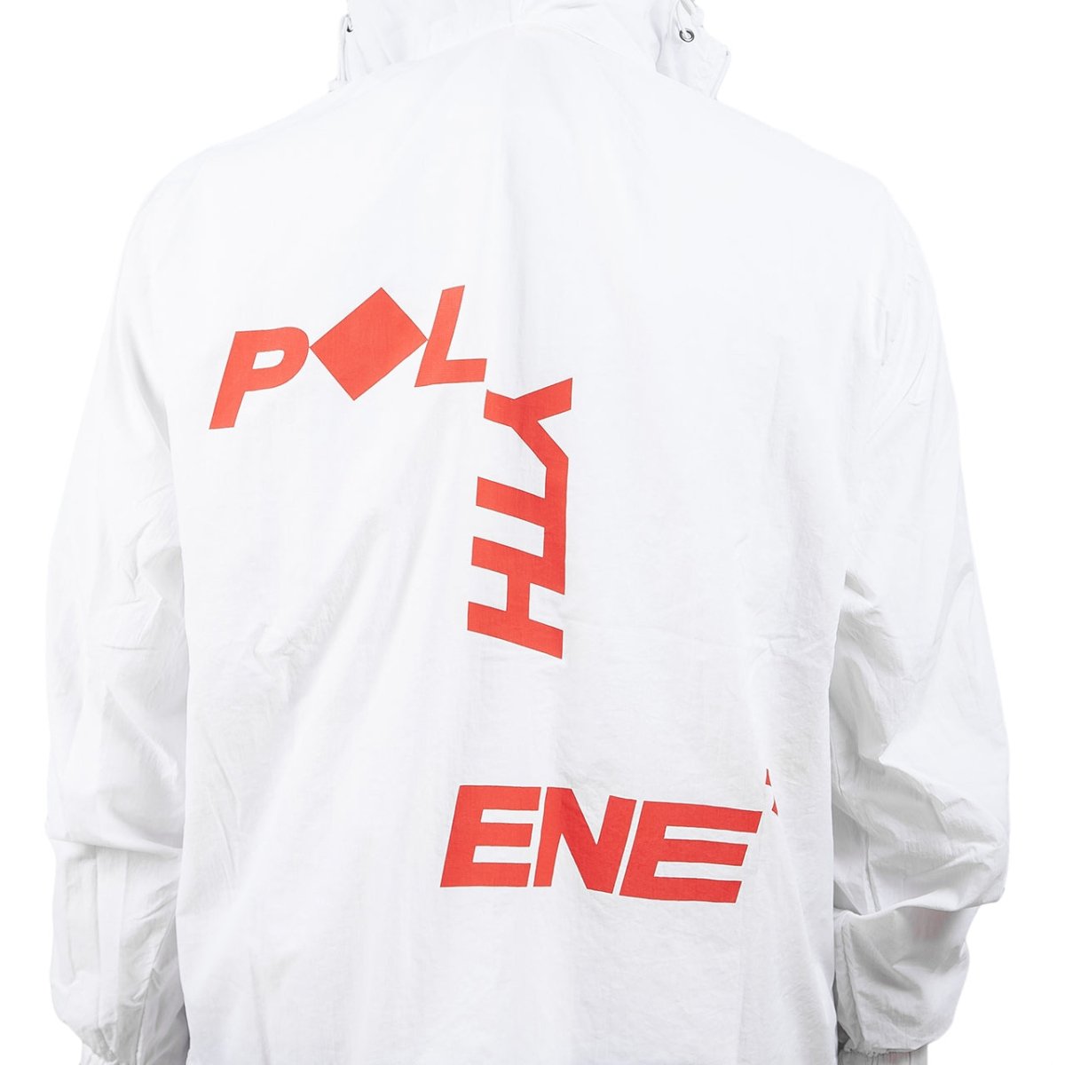 Polythene* Optics Nylon Zipped Windbreaker (Weiß)  - Allike Store