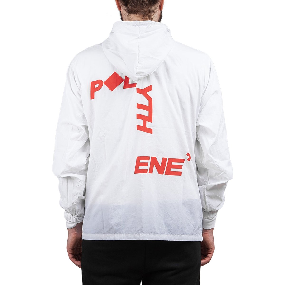 Polythene* Optics Nylon Zipped Windbreaker (Weiß)  - Allike Store