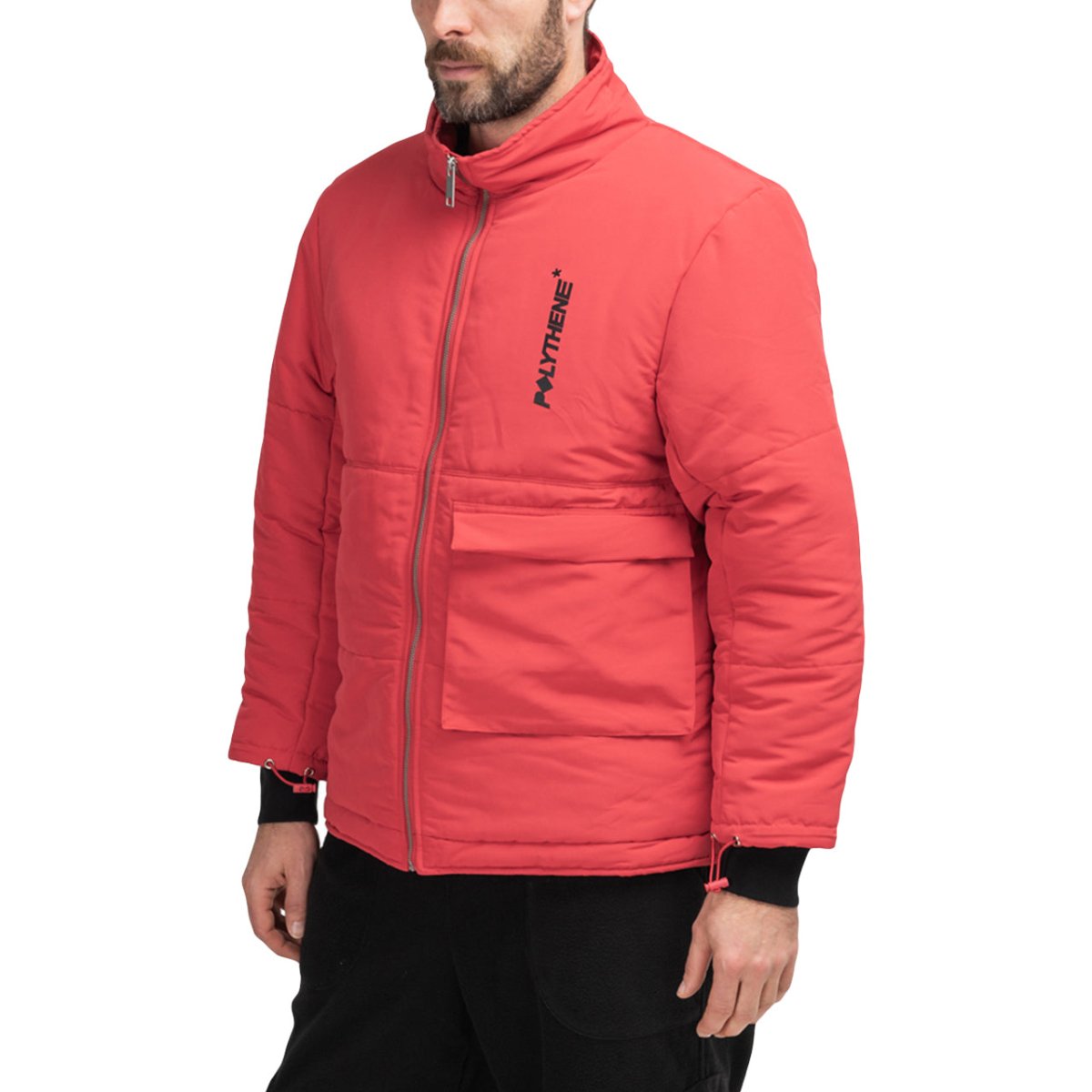 Polythene* Optics Puffa Coat (Rot)  - Allike Store