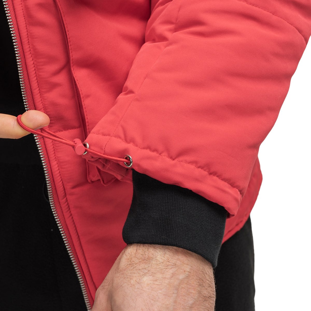 Polythene* Optics Puffa Coat (Rot)  - Allike Store
