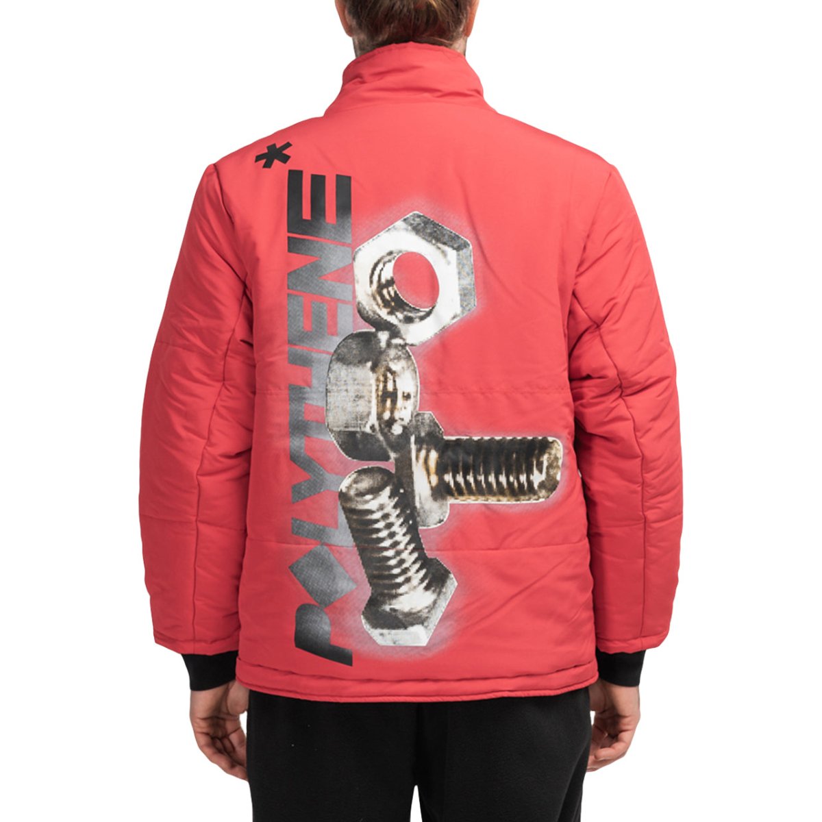Polythene* Optics Puffa Coat (Rot)  - Allike Store