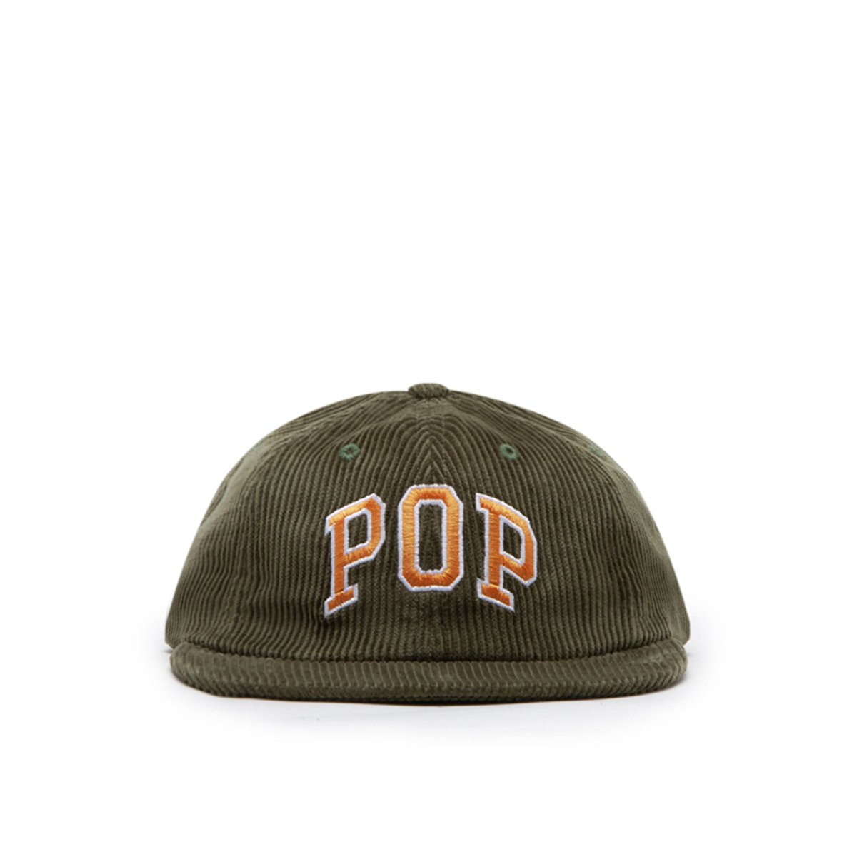 Pop Trading Company Arch Sixpanel Hat (Oliv)  - Allike Store
