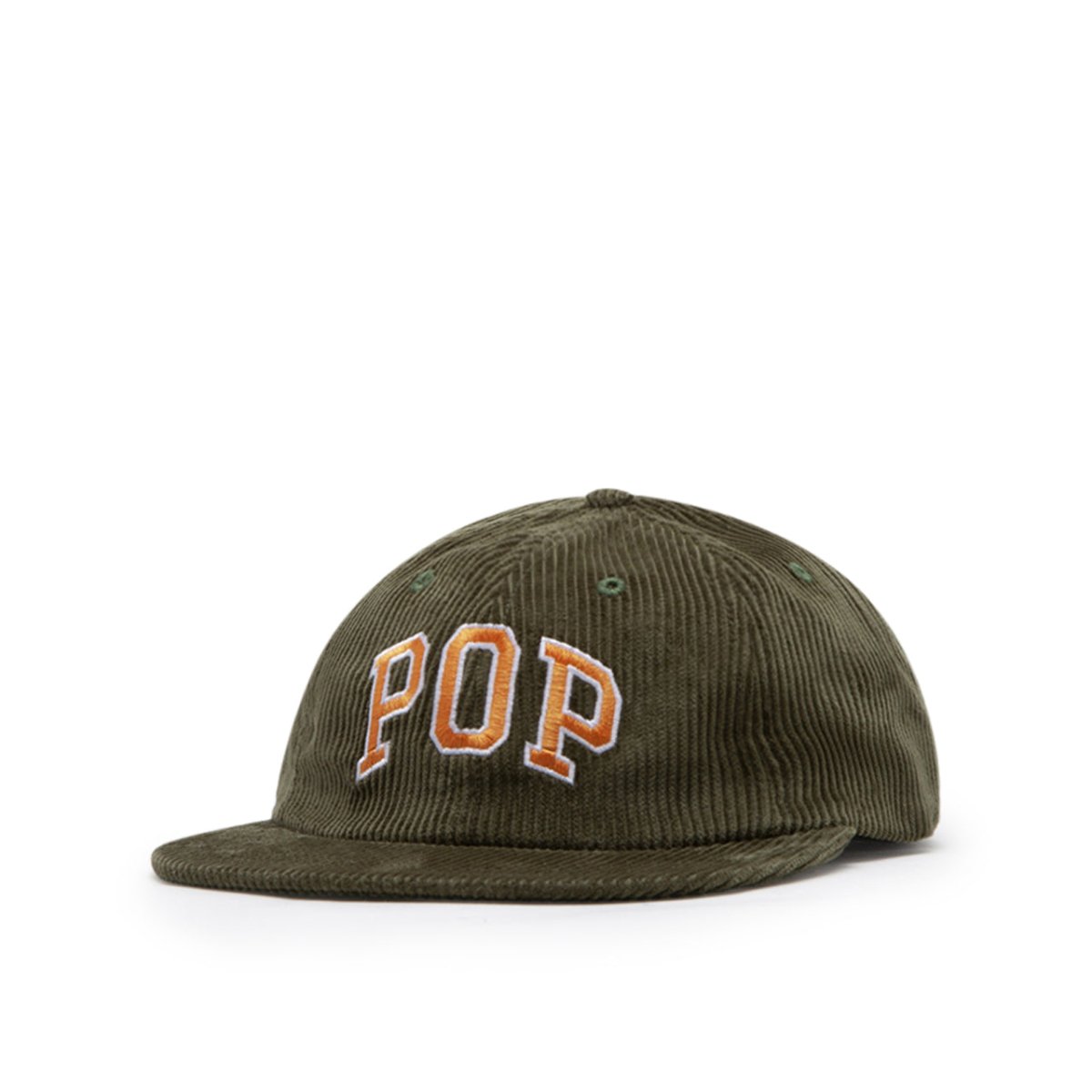 Pop Trading Company Arch Sixpanel Hat (Oliv)  - Allike Store
