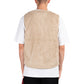 Pop Trading Company Harold Reversible Vest (Beige)  - Allike Store