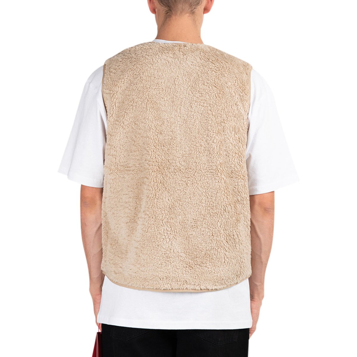 Pop Trading Company Harold Reversible Vest (Beige)  - Allike Store