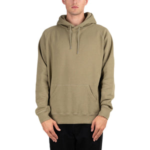 Pop Trading Company Logo Hooded Sweat (Oliv)  - Allike Store