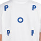 Pop Trading Company Logo T-Shirt (Weiß)  - Allike Store