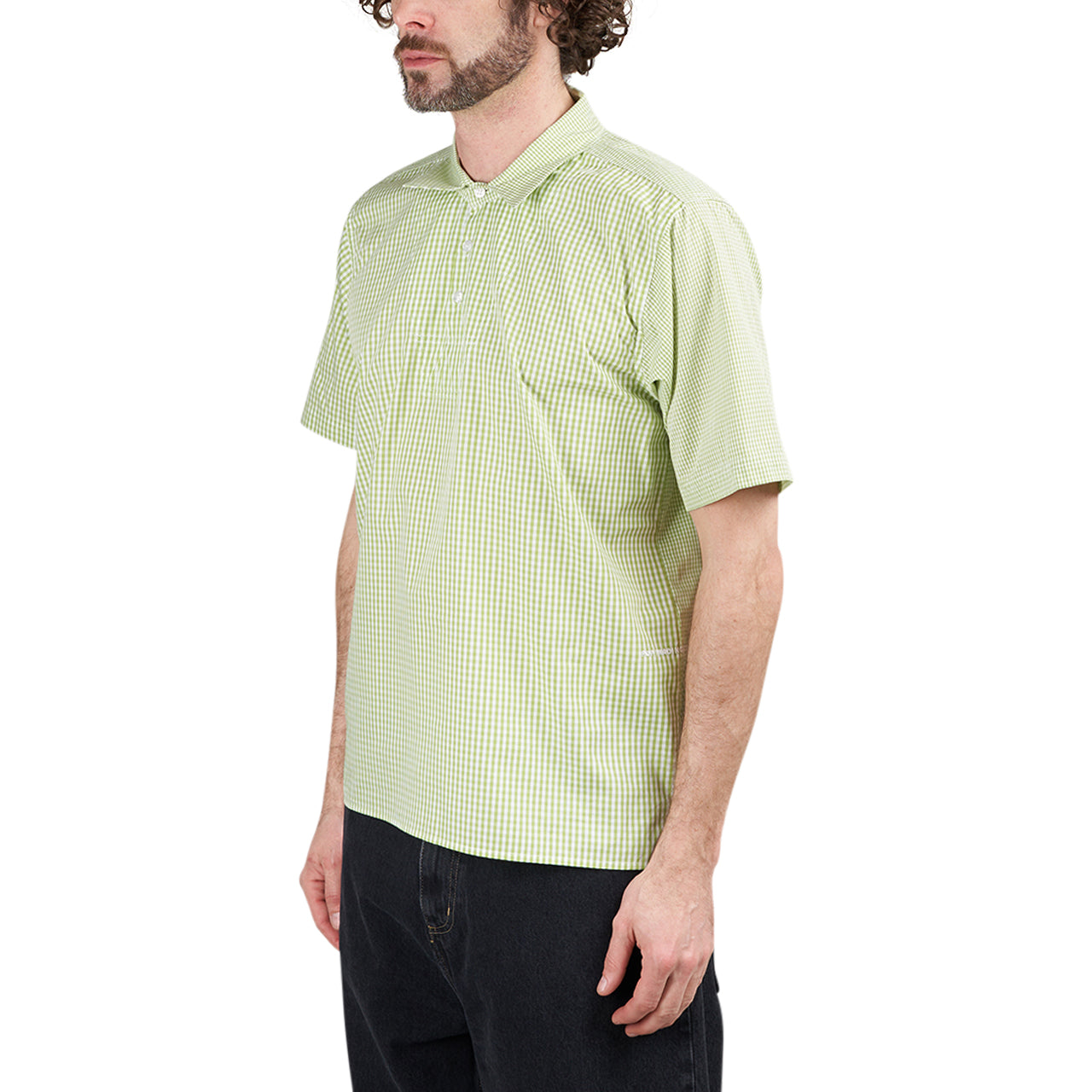 Pop Trading Company Italo Shirt (Green / White)