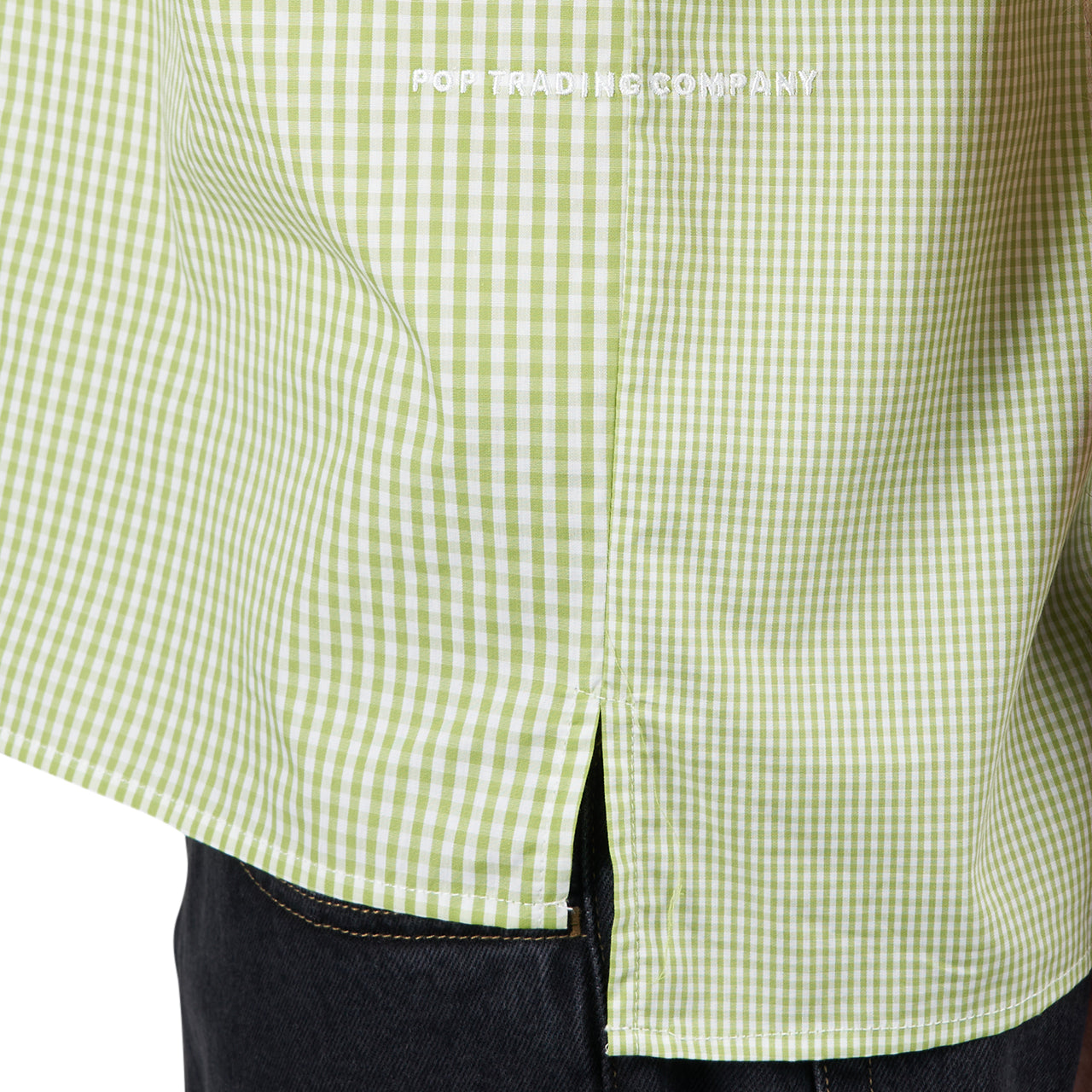 Crinckle Pop Vinny Shirt Green/White Stripes - JPH Store