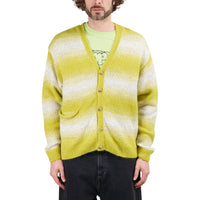 Pop Trading Company Knitted Cardigan (Green / Beige)