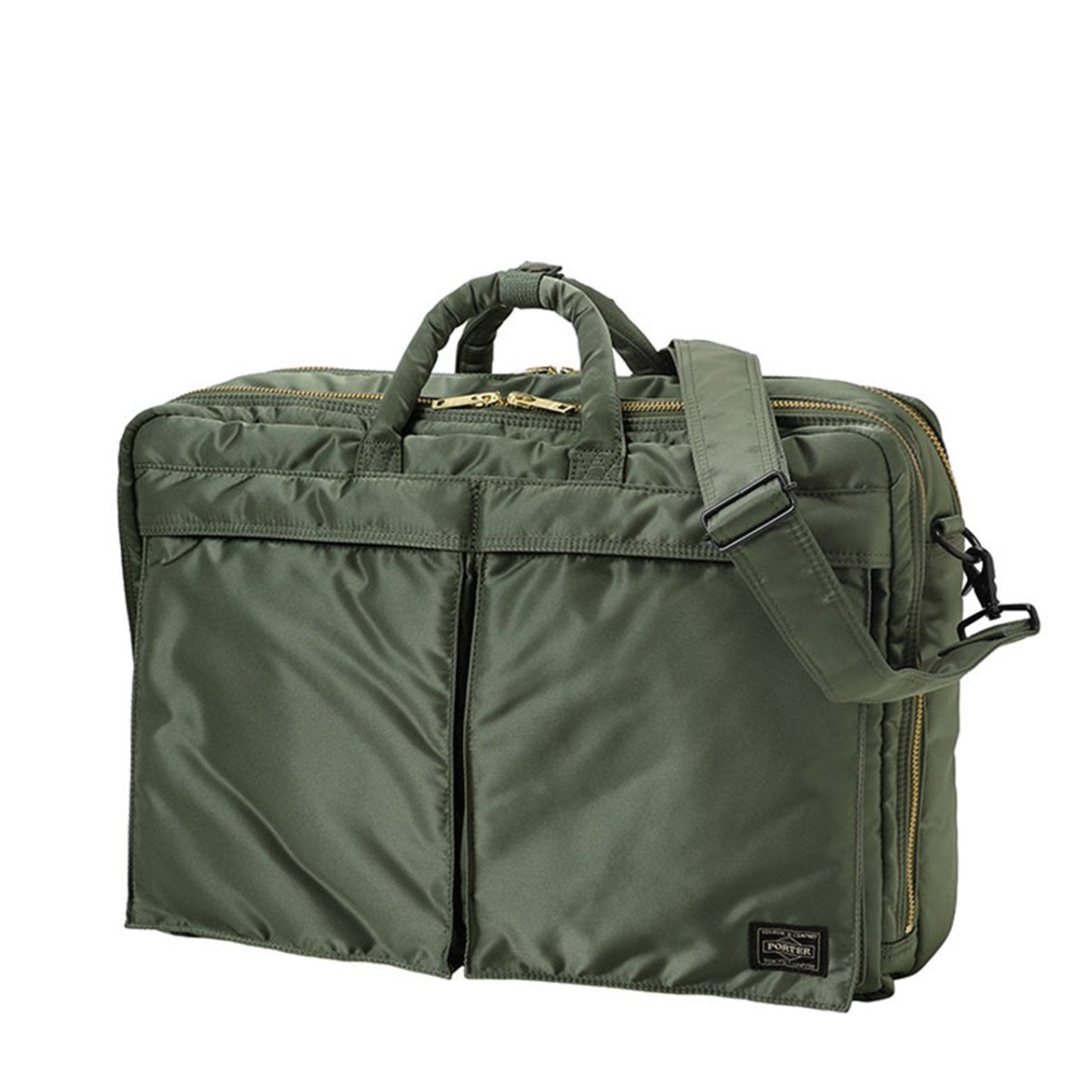 Porter by Yoshida 3Way Briefcase (Olive)  - Allike Store