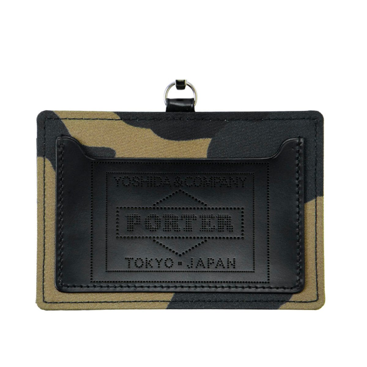 Porter by Yoshida Camouflage Wallet ID Case (Khaki)  - Allike Store
