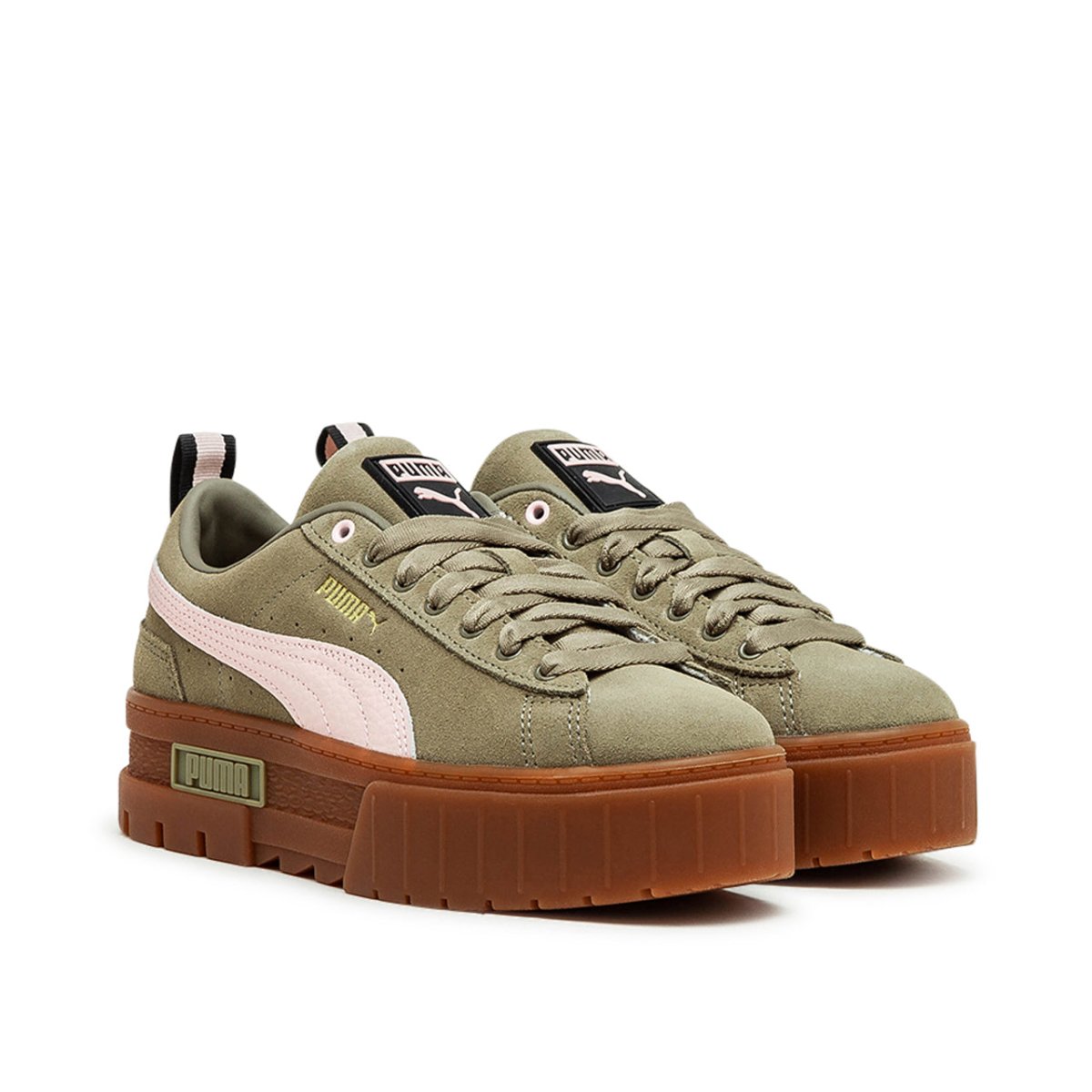 Puma Mayze Gum WMNS Trainers Green 381887 01 Allike Store