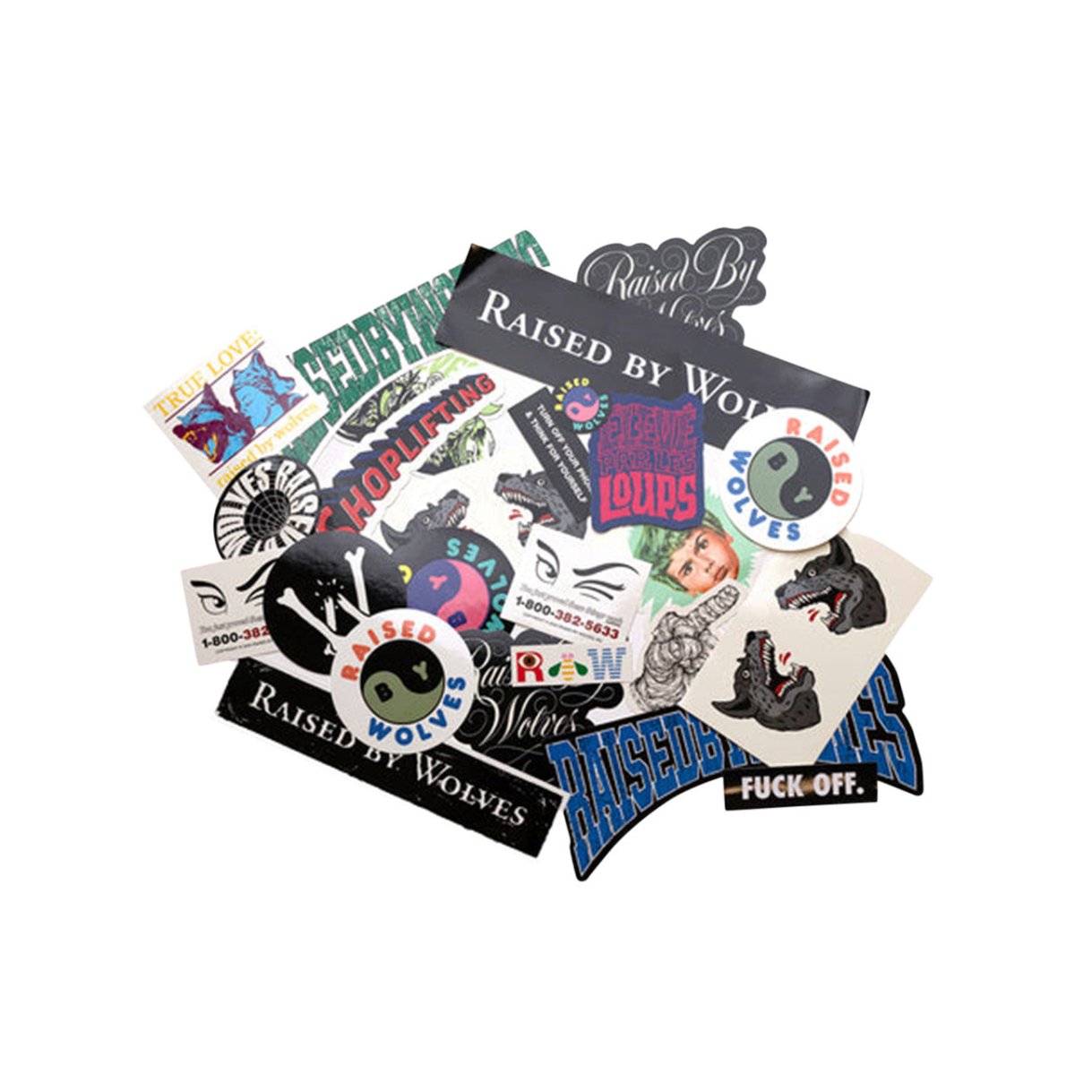 Raised by Wolves Assorted Sticker Pack (Multi)  - Allike Store