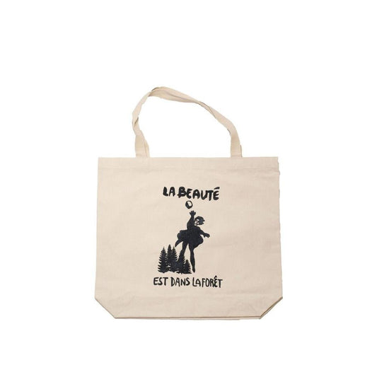 Raised by Wolves Black Lodges Tote Bag (Beige)  - Allike Store