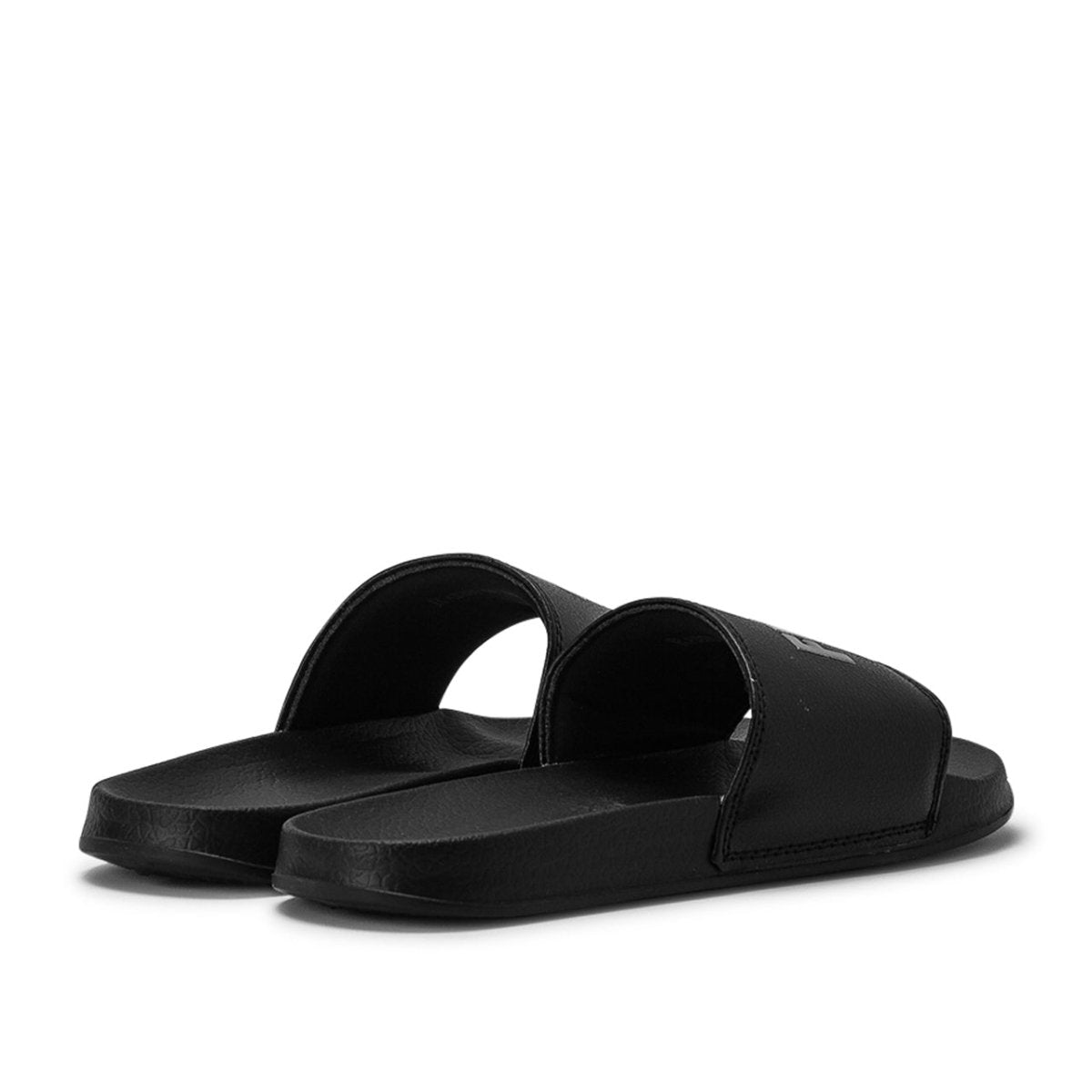 Raised by Wolves Reflective Fuck Off Slides (Schwarz)  - Allike Store