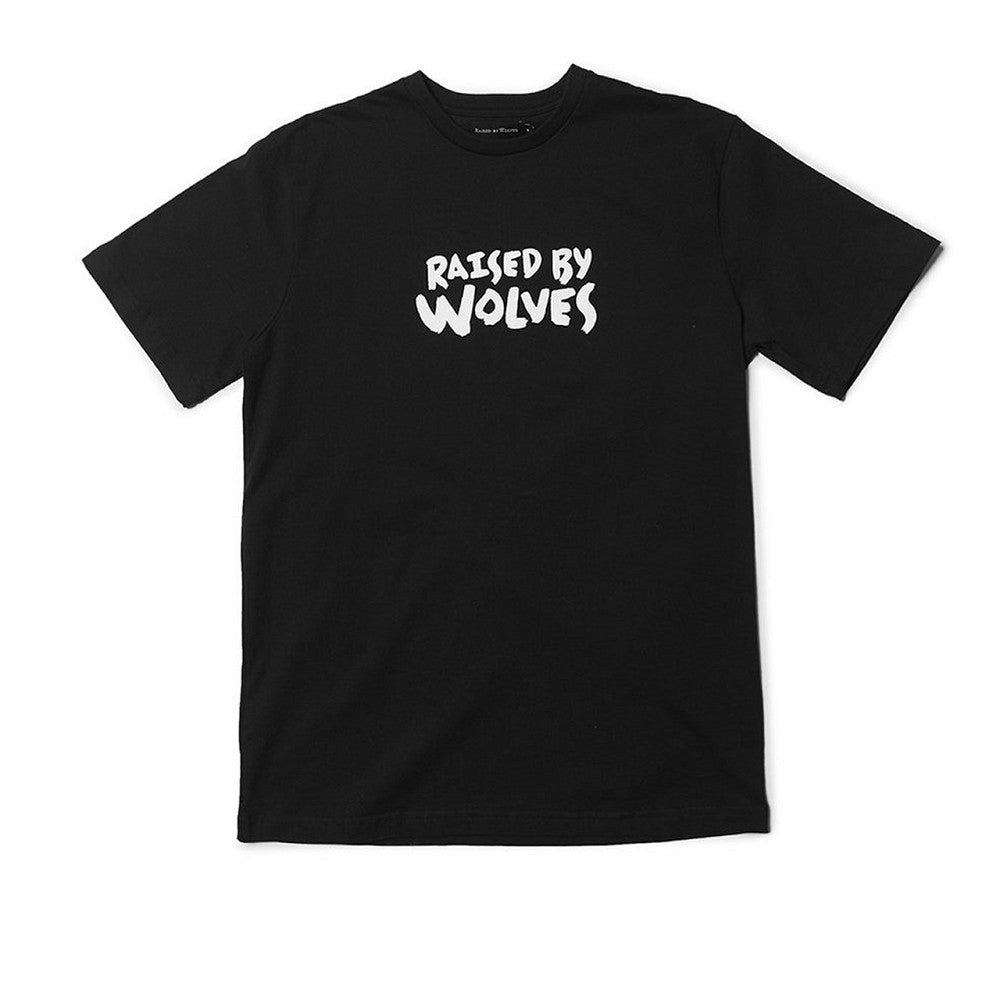 Raised by Wolves Tag Logo T-Shirt (Schwarz)  - Allike Store