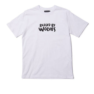 Raised by Wolves Tag Logo T-Shirt (Weiß)  - Allike Store