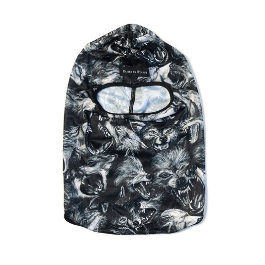 Raised by Wolves Wolf Pack Facemask (Schwarz)  - Allike Store