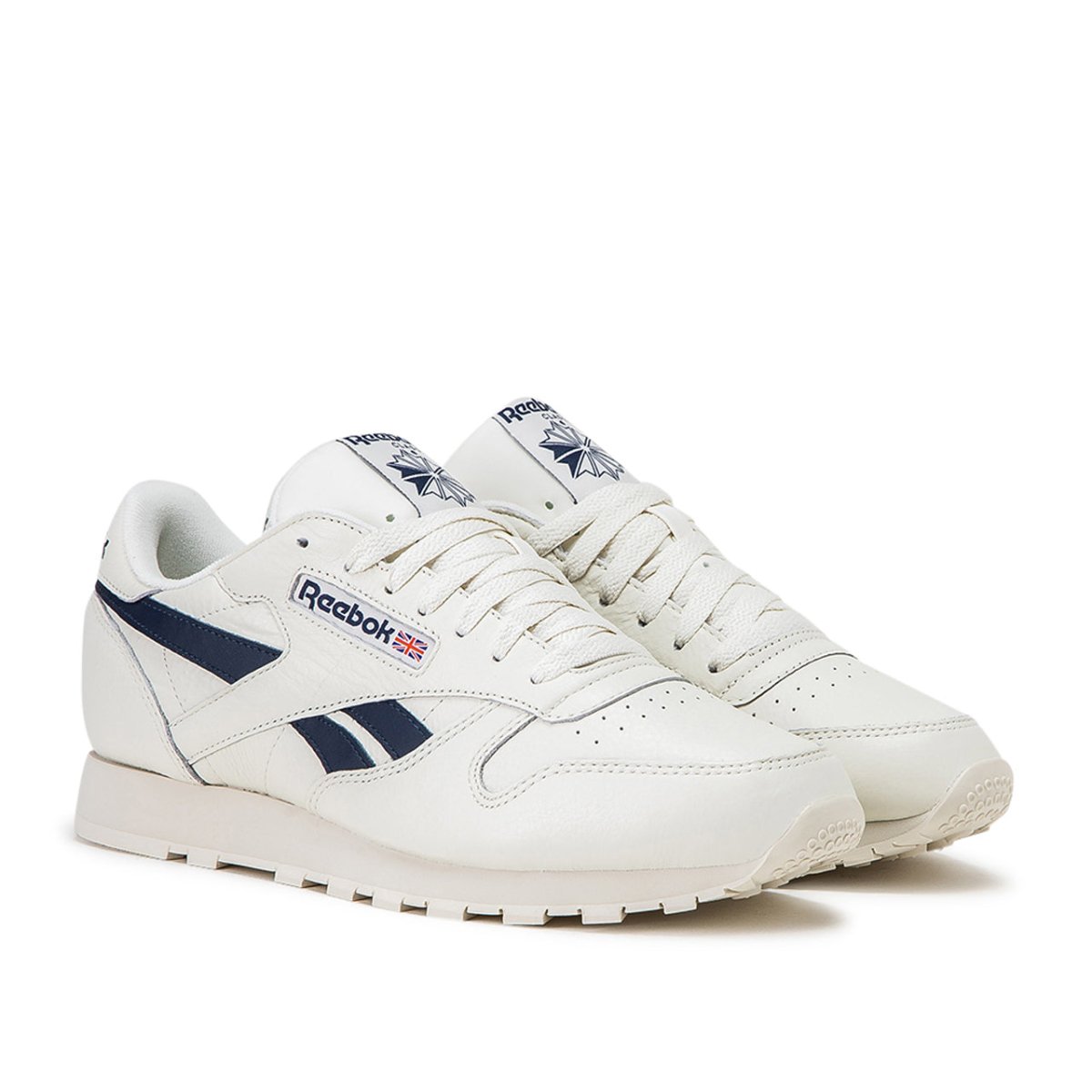 Reebok CL Leather MU (Weiß / Dunkelblau)  - Allike Store