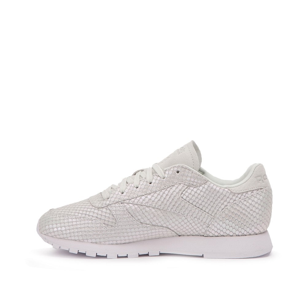 Reebok Classic Leather Textural W (Silbergrau / Weiß)  - Allike Store