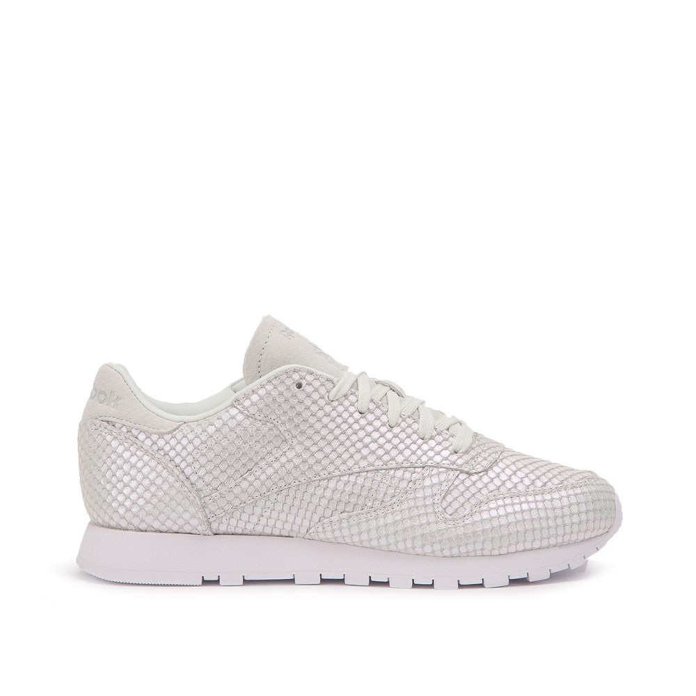 Reebok Classic Leather Textural W (Silbergrau / Weiß)  - Allike Store