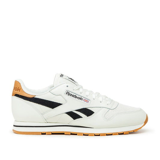 Reebok Classic Leather (Weiß / Schwarz / Braun)  - Allike Store