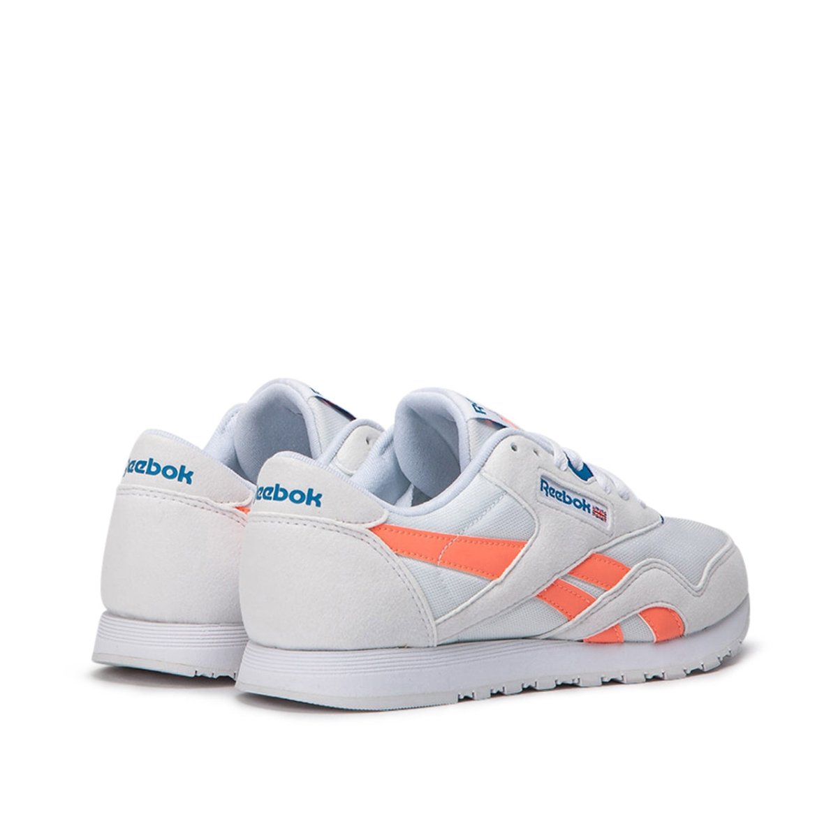 Reebok classic white digital pink sale blue