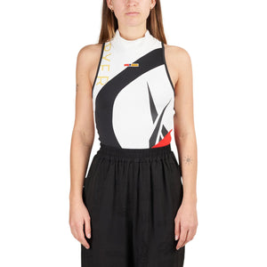 Reebok Classic x Pyer Moss RCPM Bodysuit (Weiß / Schwarz / Rot)  - Allike Store