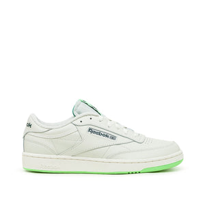 Reebok Club C 85 (Weiß / Neon Grün)  - Allike Store