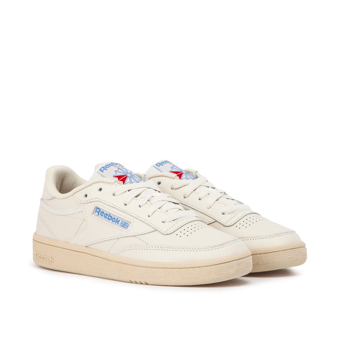 Reebok WMNS Club C 85 (Weiß / Weiß / Blau)  - Allike Store