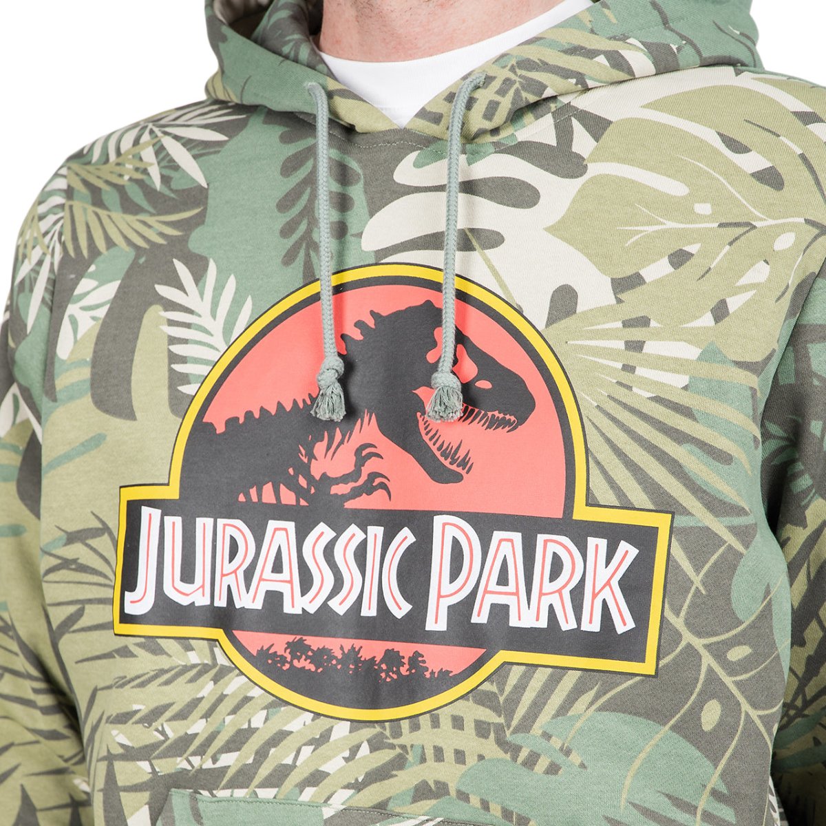 Reebok x Jurassic Park AOP Hoodie (Vintage Green)  - Allike Store