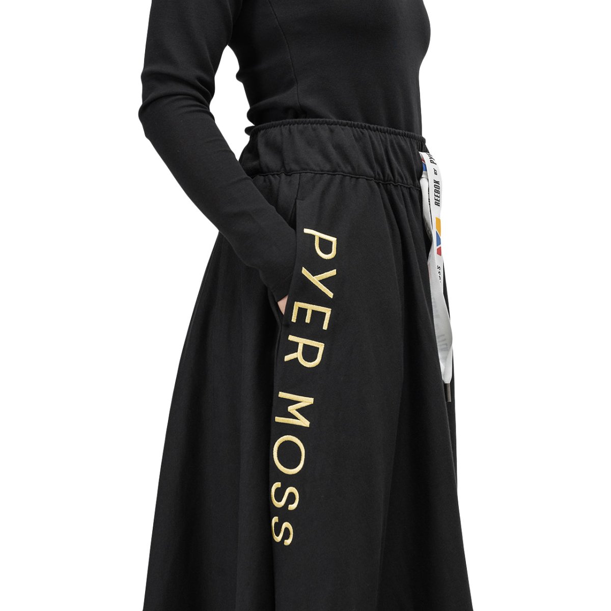 Reebok X Pyer Moss Long Skirt (Schwarz)  - Allike Store
