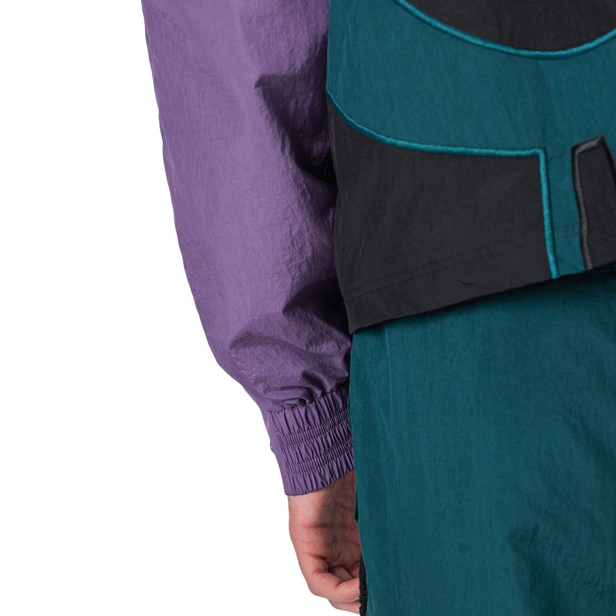 Reebok X Pyer Moss Sankofa Bomber (Schwarz / Teal / Lila)  - Allike Store