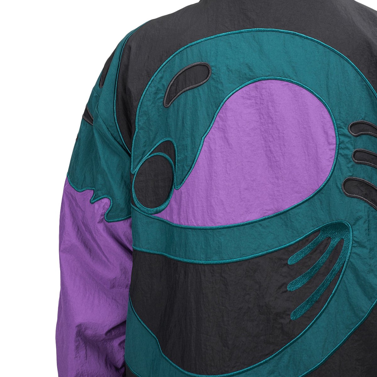 Reebok X Pyer Moss Sankofa Bomber (Schwarz / Teal / Lila)  - Allike Store