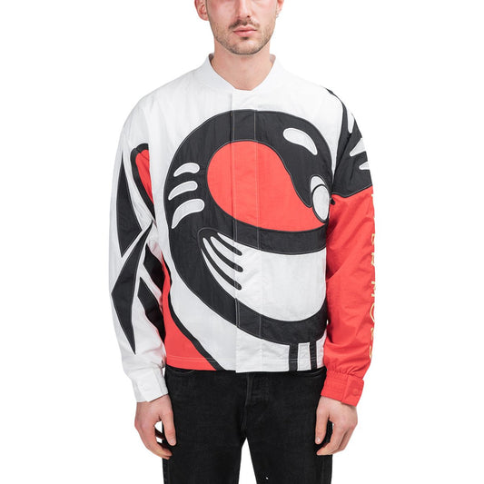 Reebok X Pyer Moss Sankofa Bomber (Weiss / Rot / Schwarz)  - Allike Store