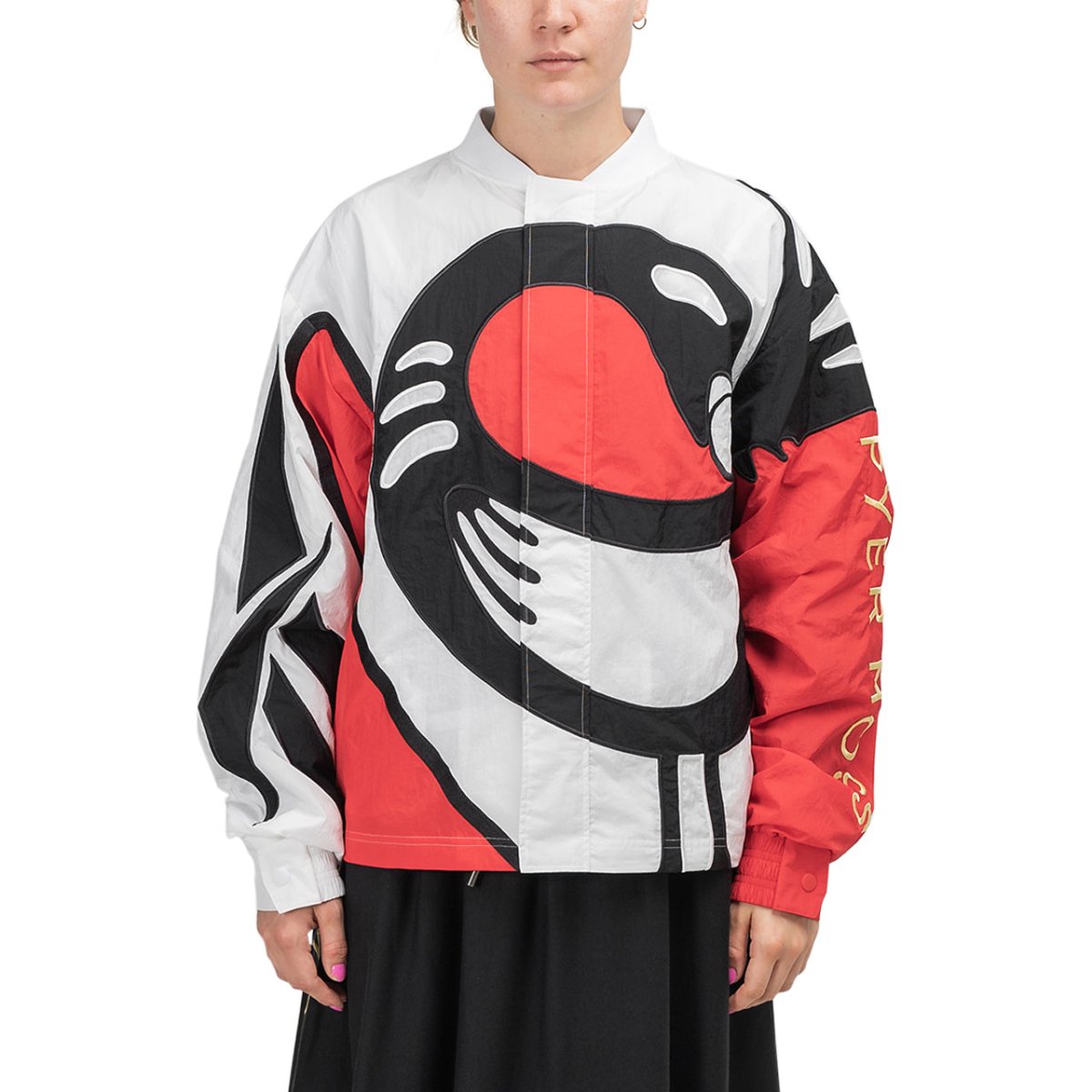 Reebok X Pyer Moss Sankofa Bomber (Weiss / Rot / Schwarz)  - Allike Store