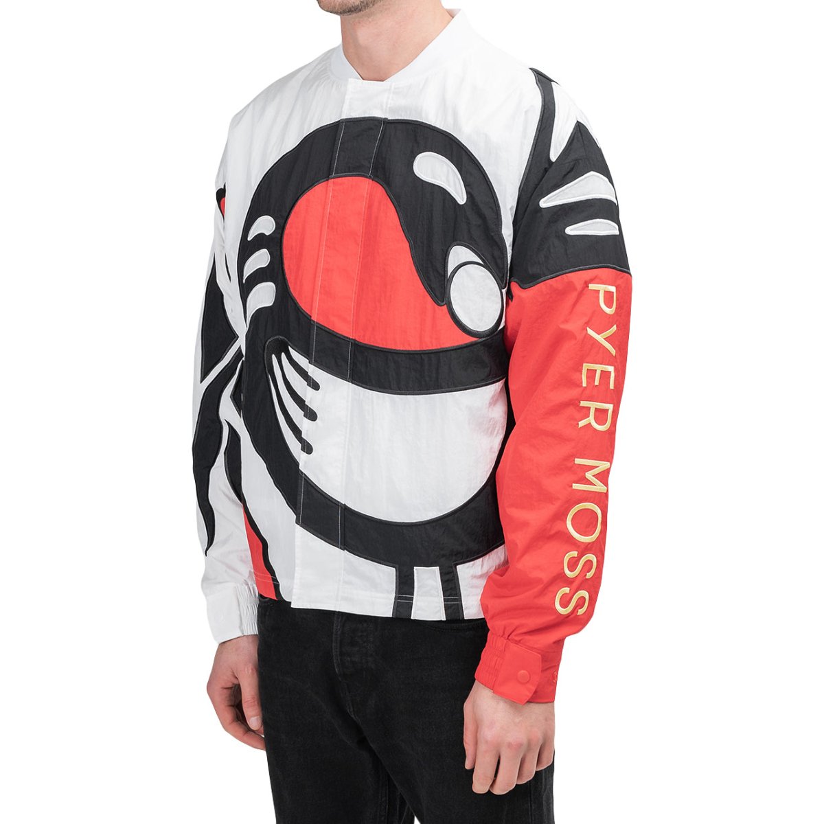 Reebok X Pyer Moss Sankofa Bomber (Weiss / Rot / Schwarz)  - Allike Store