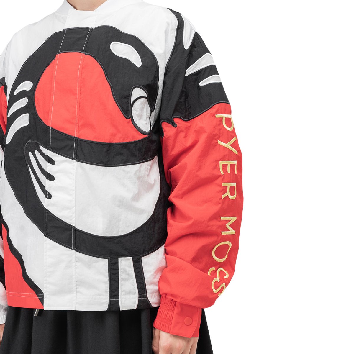 Reebok X Pyer Moss Sankofa Bomber (Weiss / Rot / Schwarz)  - Allike Store