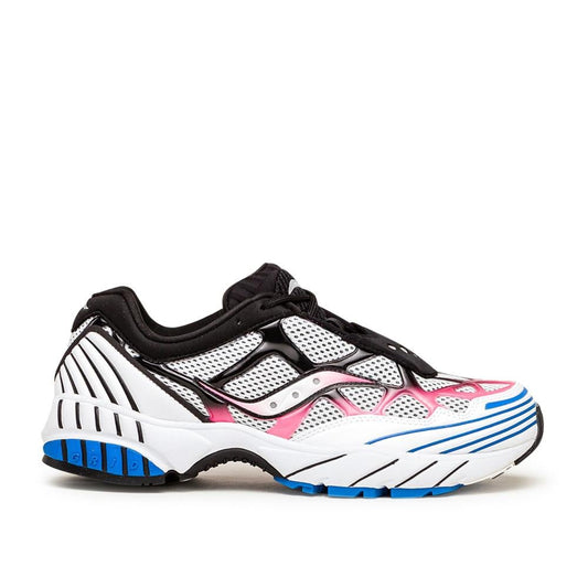 Saucony Grid Web (Weiß / Schwarz / Pink / Blau)  - Cheap Sneakersbe Jordan Outlet