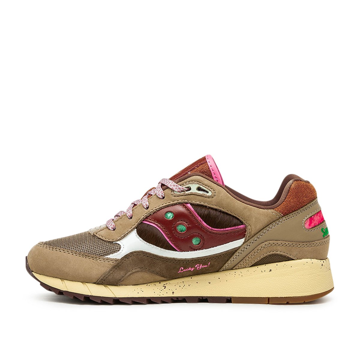 Saucony x Feature Shadow 6000 'Chocolate Chip' (Braun / Rot)  - Allike Store