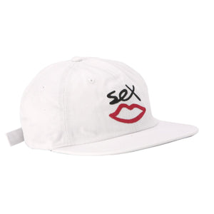 Sex Skateboards Sex Logo 6 Panel Cap (Weiß)  - Allike Store