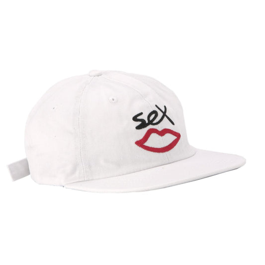 Sex Skateboards Sex Logo 6 Panel Cap (Weiß)  - Allike Store