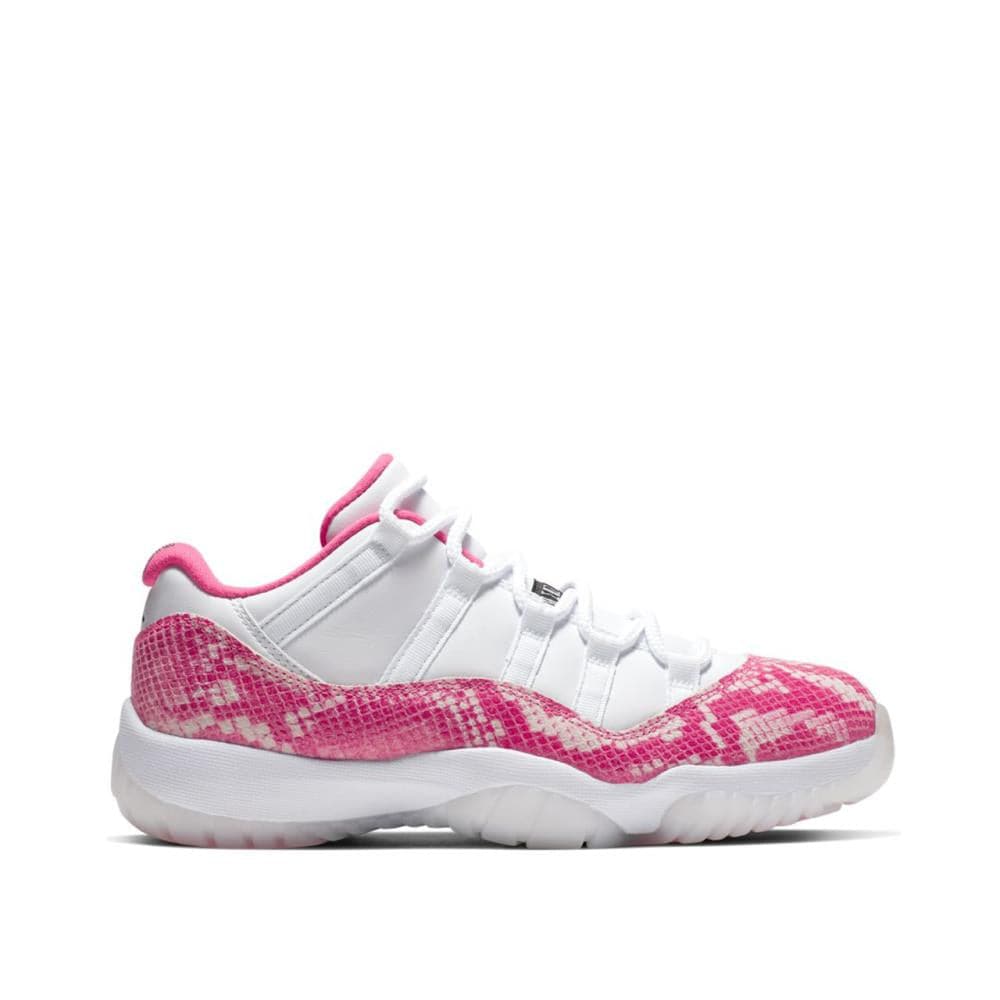 Air Jordan WMNS 11 Retro Low Pink Snakeskin White Pink AH7860 106 Allike Store