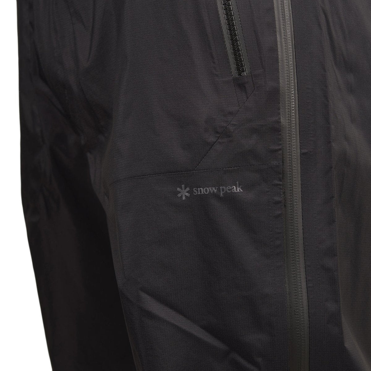 Snow Peak 2.5 Layer Rain Pants (Schwarz)  - Allike Store