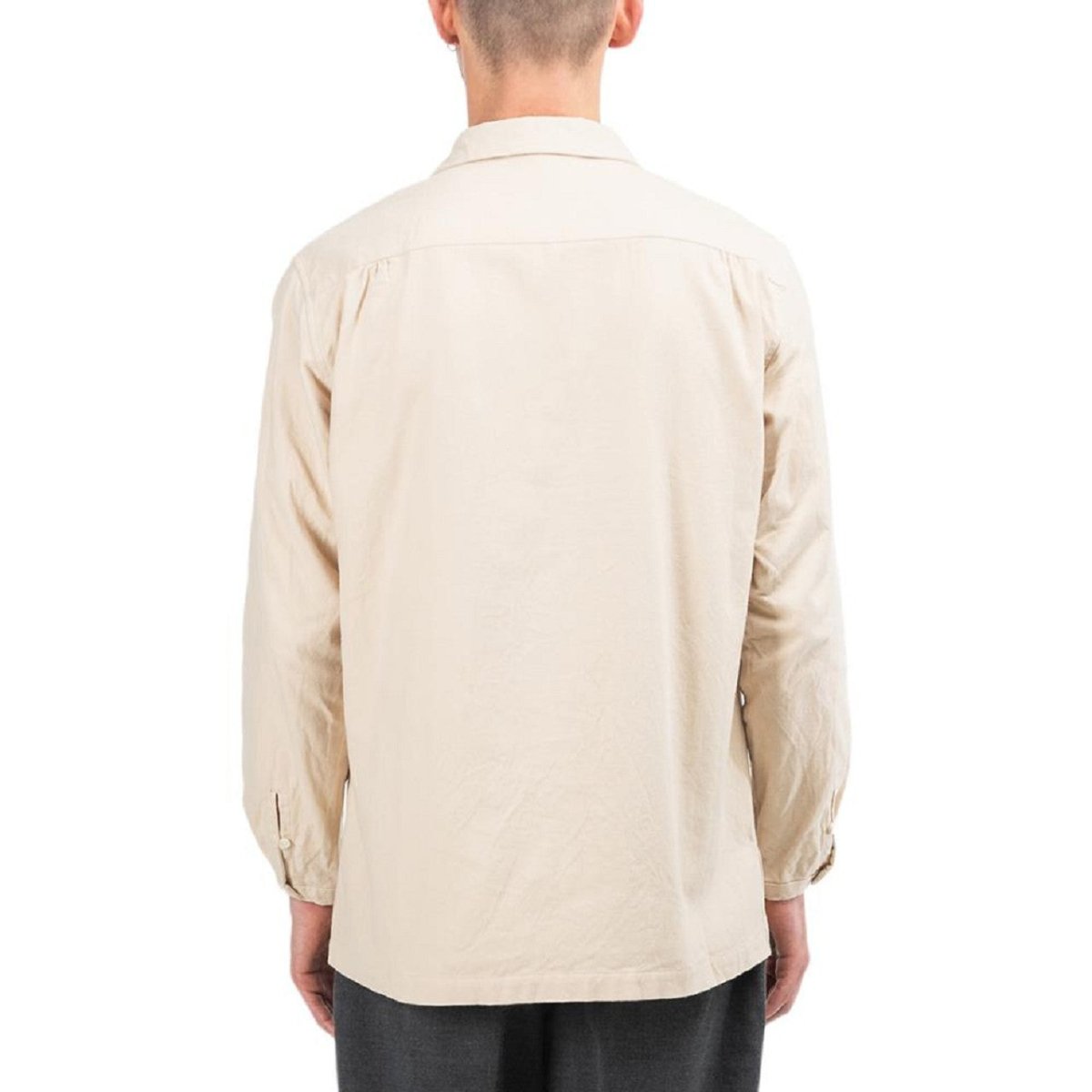 Snow Peak Organic Cotton Suede Shirt (Cream)  - Allike Store