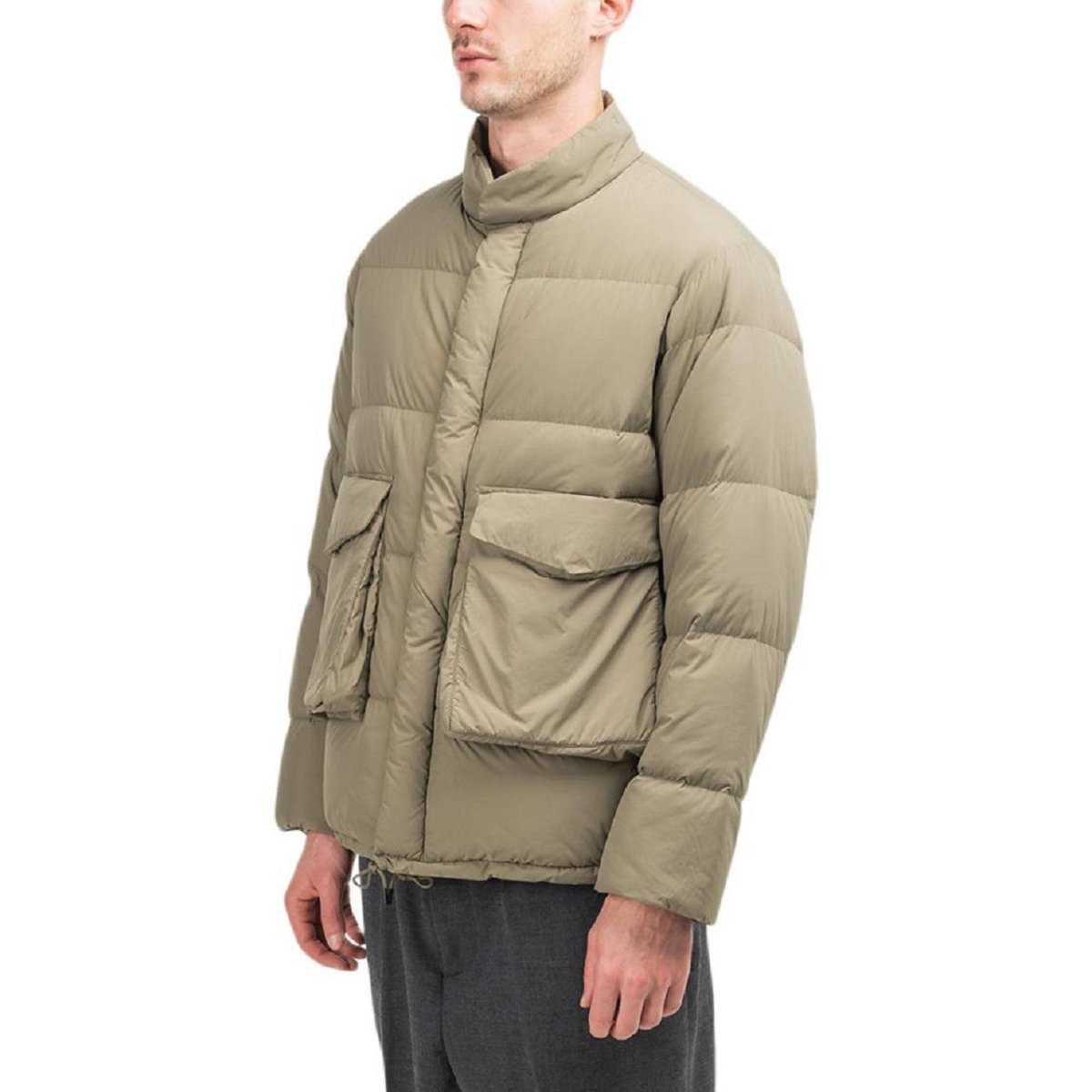 Snow Peak Recycled Nylon Ripstop Down Jacket (Beige)  - Allike Store