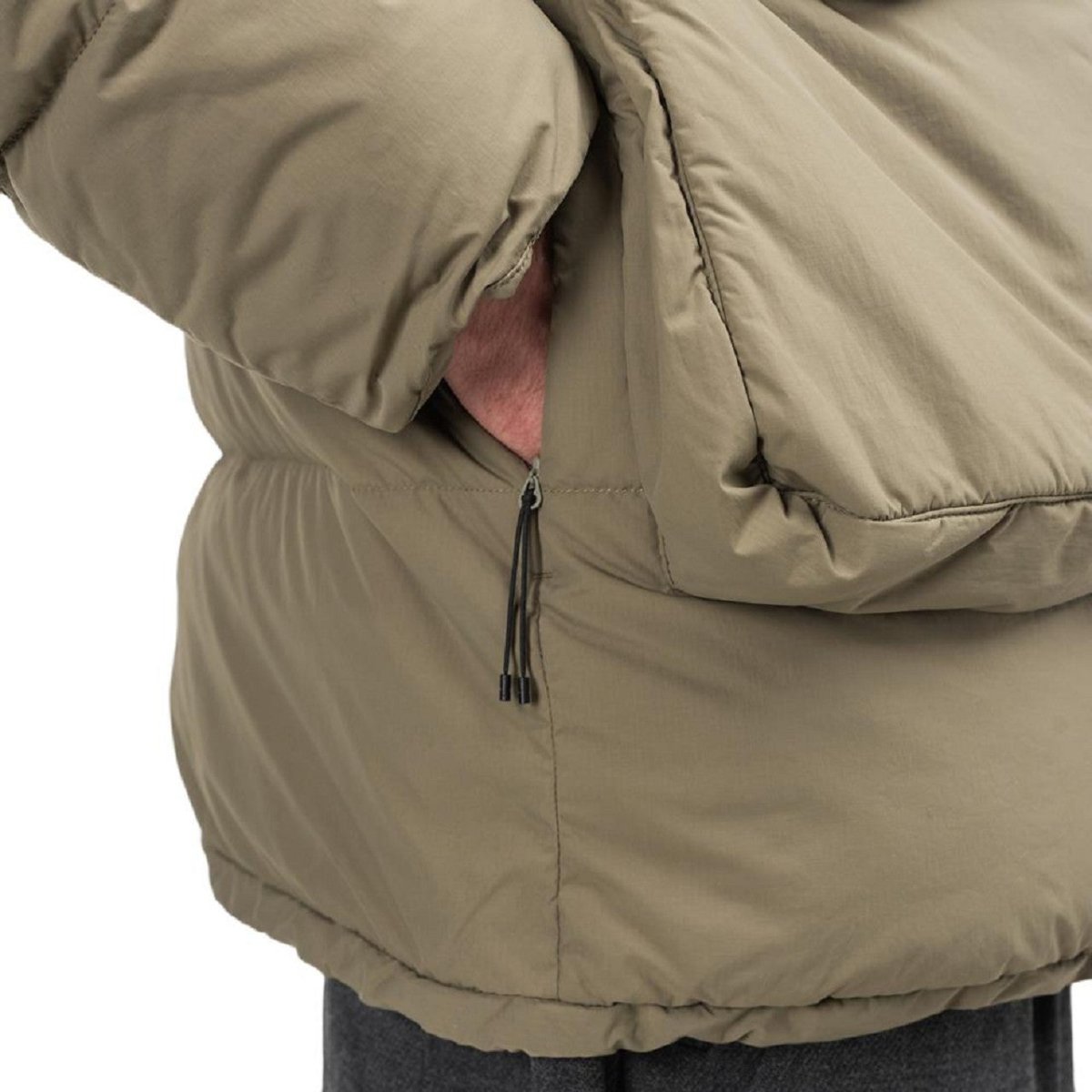 Snow Peak Recycled Nylon Ripstop Down Jacket (Beige)  - Allike Store